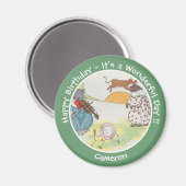 He Diddle Diddle Birthday Party Collection Magnet (Vorderseite/Rückseite)