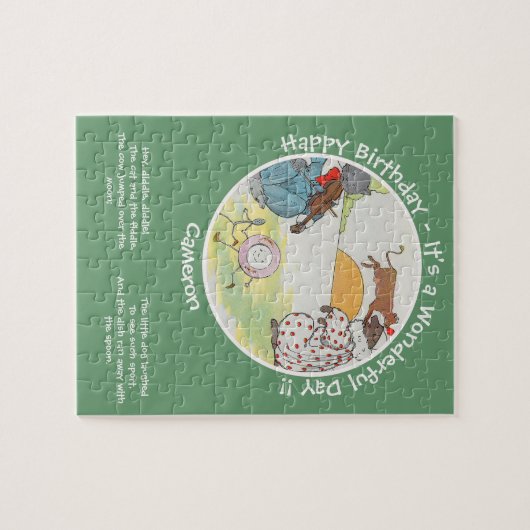 He Diddle Diddle Birthday Party Collection Puzzle (Horizontal)