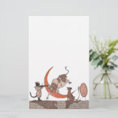 He Diddle Diddle Briefpapier (Stehend Vorderseite)