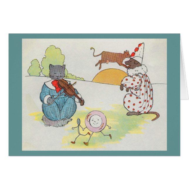 He, diddle, diddle!  Die Katze und die Geige (Vorderseite (Horizontal))