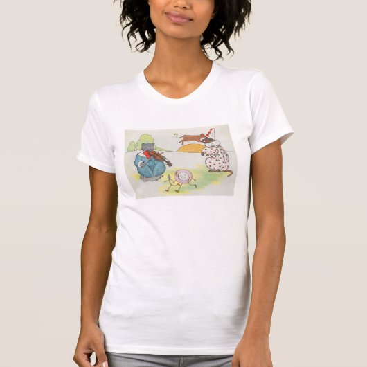 He, diddle, diddle! Die Katze und die Geige T-Shirt (Vorderseite)