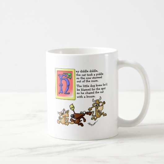 He Diddle Diddle Kaffeetasse (Rechts)