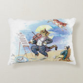 He, Diddle Diddle Kinderzimmer-Reim Dekokissen (Vorderseite)