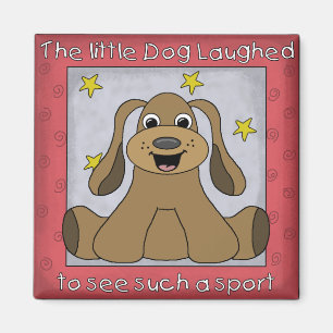 He Diddle Diddle, Kinderzimmer-Reim-Magnet Magnet