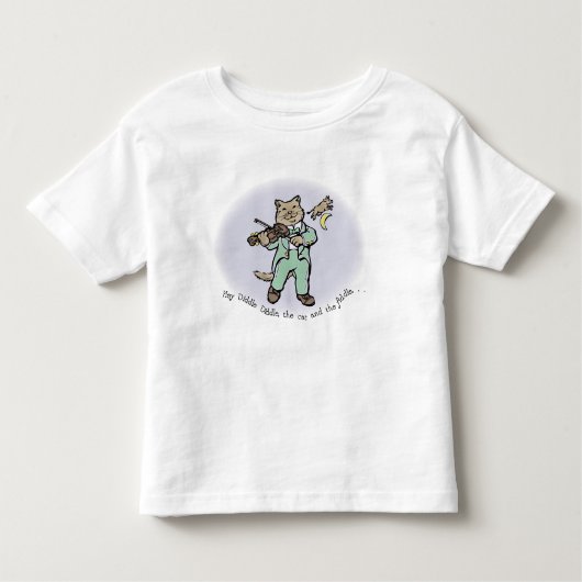 He Diddle Diddle Kleinkind T-shirt (Vorderseite)
