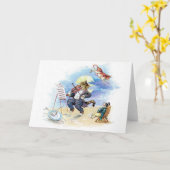 He, Diddle, Diddle Szene, Gruß-Karte Karte (Gelbe Blume)