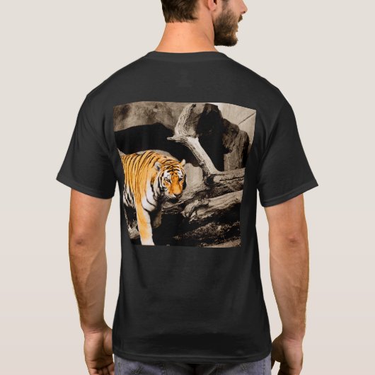 He dort, Tiger! T-Shirt (Rückseite)
