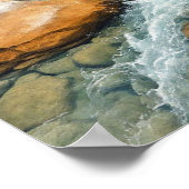 he Eternal Flow: Sunlight and Sedimentary Silence  Poster (Ecke)