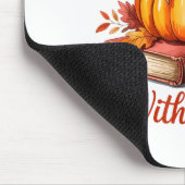 He Fills My Cup With Grace Fall Coffee Pumpkin Chr Mousepad (Ecke)
