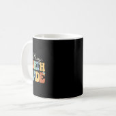 He Fourth Grade Groovy 4th Grade Teacher Back Kaffeetasse (Vorderseite Links)