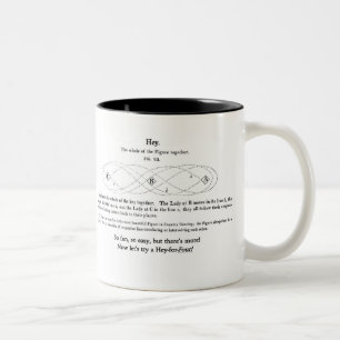 He für drei - es ist einfach! zweifarbige tasse