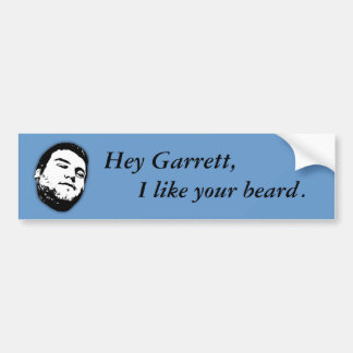 He Garrett… AUTOAUFKLEBER