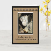 He Geburtstags-Mädchen! - Leguan-Spaß Karte (Gelbe Blume)