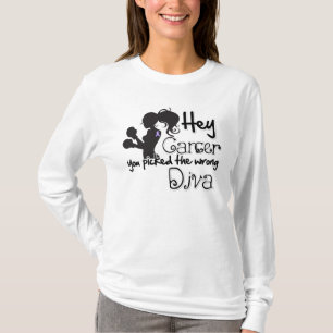 He General Cancer You Picked The falsche Diva T-Shirt