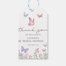 He Gives Me Butterflies Bridal Shower Favor Geschenkanhänger