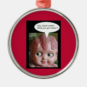 He gutes Lookin - was Sie cookin'? got Silbernes Ornament