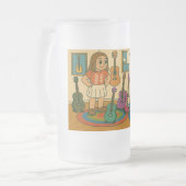 He has cool guitars mattglas bierglas (Vorderseite Links)