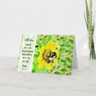 He has Made Everything Beautiful - Ecc 3:11 Blank Karte