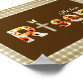 He has Risen Bible Verse Cross Religious Easter  Poster (Ecke)