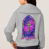He Has Risen Hoodie (Rückseite)