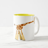 He hier He!! Cartoon Giraffe Tasse (VorderseiteRechts)