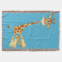 He hier He!! Niedlicher Alberner Cartoon Giraffe Decke