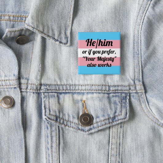 He/Him Button (Beispiel)
