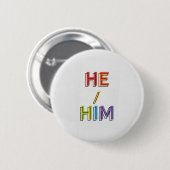 He/Him Button (Vorne & Hinten)