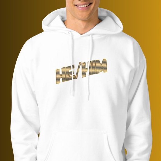 He Him Gold T - Shirt