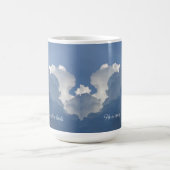 He is Coming in the Clouds Christian Quote Kaffeetasse (Mittel)