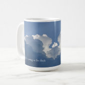He is Coming in the Clouds Christian Quote Kaffeetasse (Vorderseite Links)
