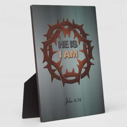 He Is, I Am Poster Plaque Fotoplatte (Seite)