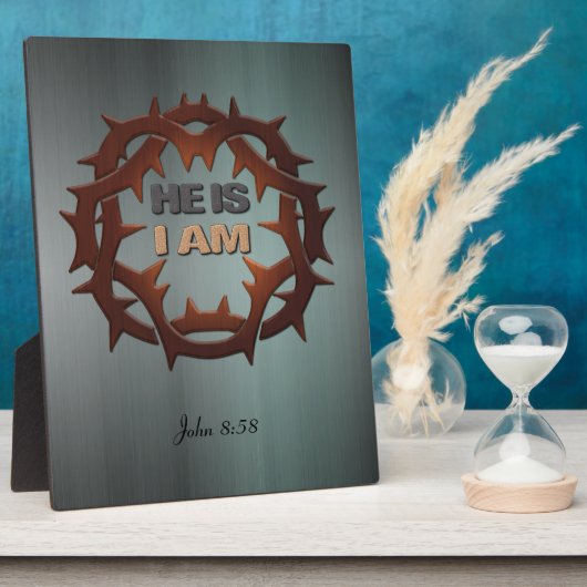 He Is, I Am Poster Plaque Fotoplatte (Seite)