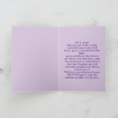 He Is Risen Butterfly Easter Card Karte (Innenseite)