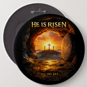 He is Risen Button (Vorne & Hinten)