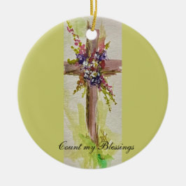 He is Risen Ceramic Ornament
