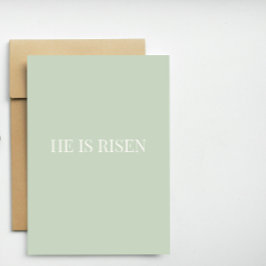He Is Risen Christian Easter Card Feiertagskarte
