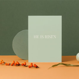 He Is Risen Christian Easter Card Feiertagskarte