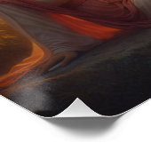 He Is Risen Christian Poster (Ecke)