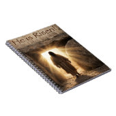 He is Risen -Christian themed spiral Notizblock (Rechte Seite)