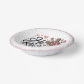 He Is Risen Cute Easter Pappteller (Gewinkelt)