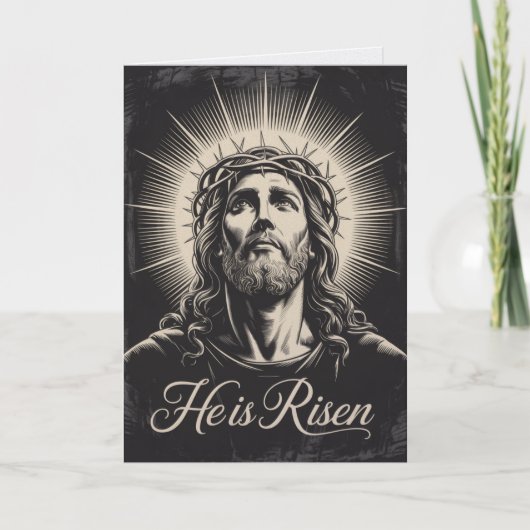 He Is Risen Easter Bulk Cards Church Greeting Karte (Vorderseite)