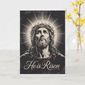 He Is Risen Easter Bulk Cards Church Greeting Karte (Gelbe Blume)