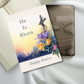 He Is Risen Easter Card Einladung