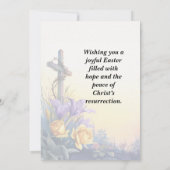 He Is Risen Easter Card Einladung (Rückseite)