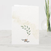 He is Risen Easter Card Feiertagskarte (Rückseite)