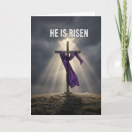 He is Risen! Easter greeting card Karte