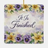 He Is Risen Easter Ornament (Rückseite)