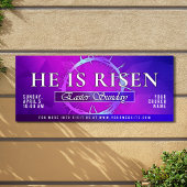 He Is Risen Easter Sunday Church Banner