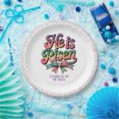 He Is Risen! Easter Sunday Pappteller (Party)